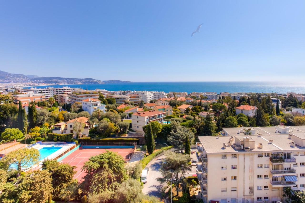 Апартаменти Confortable 3 Pieces Avec Superbe Vue Mer Ніцца Екстер'єр фото