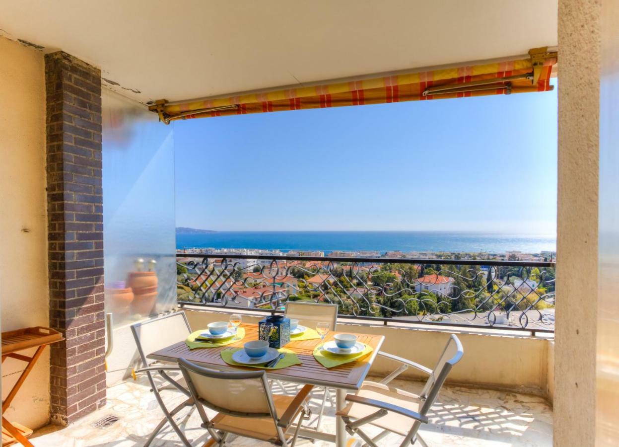 Апартаменти Confortable 3 Pieces Avec Superbe Vue Mer Ніцца Екстер'єр фото
